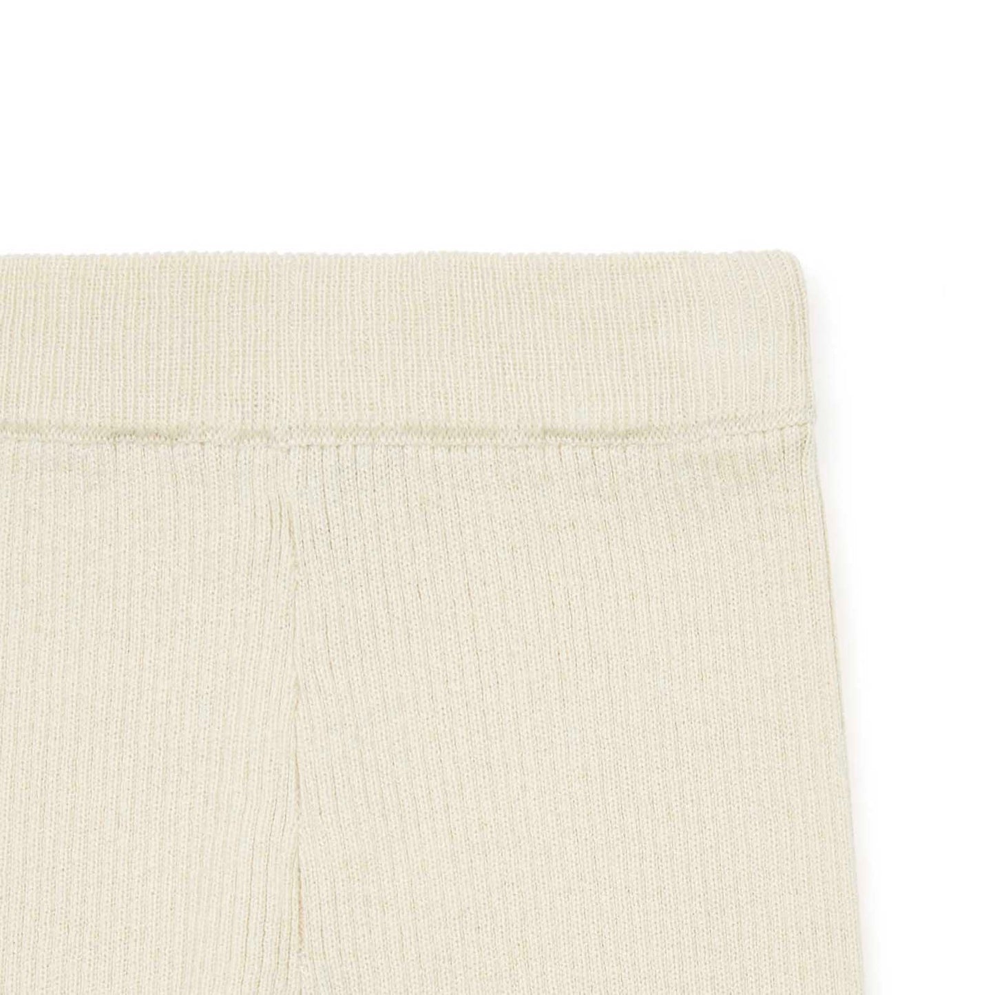 女婴白色羊毛打底裤