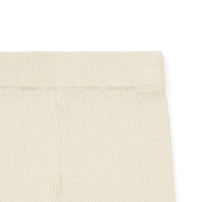 女婴白色羊毛打底裤