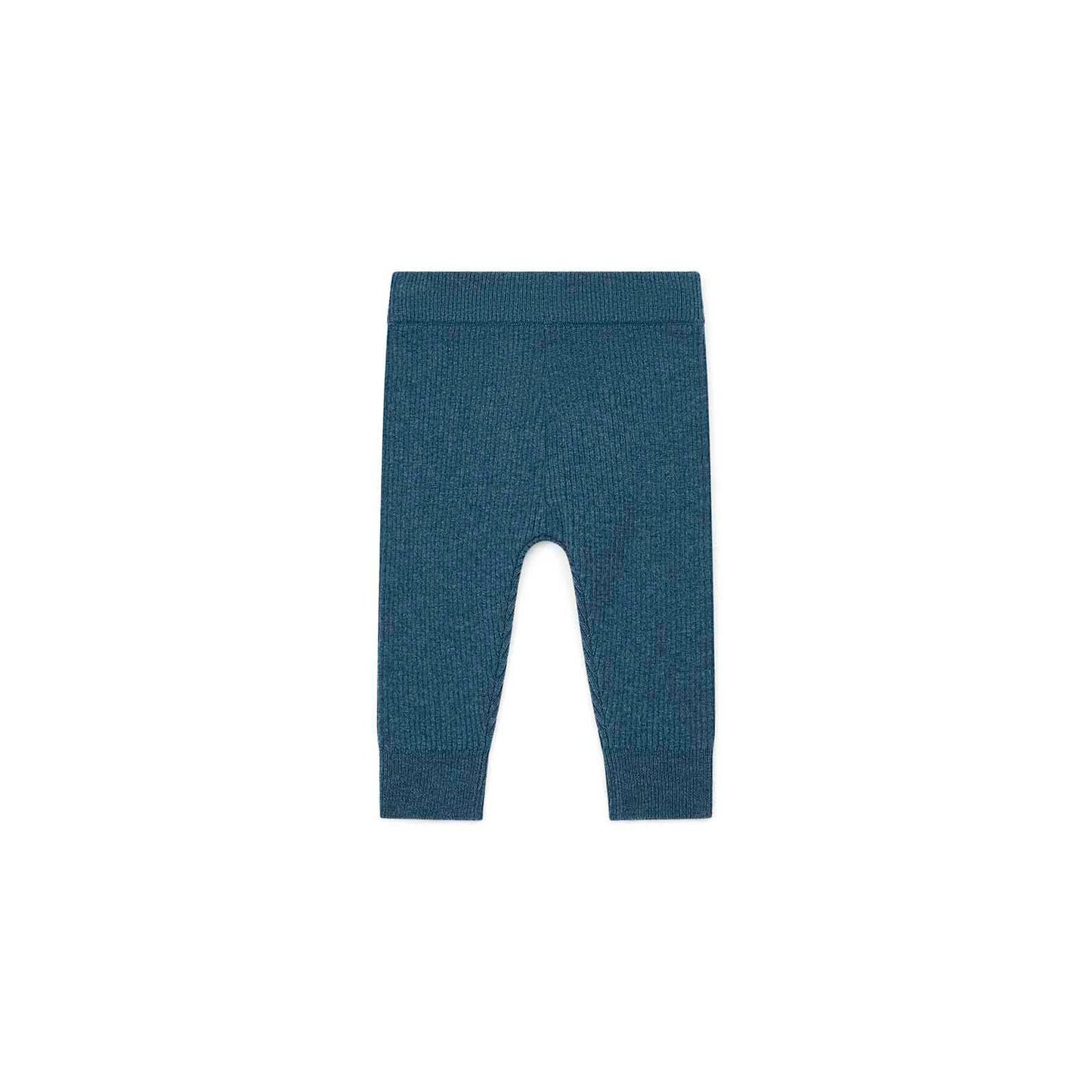 女婴蓝色羊毛打底裤