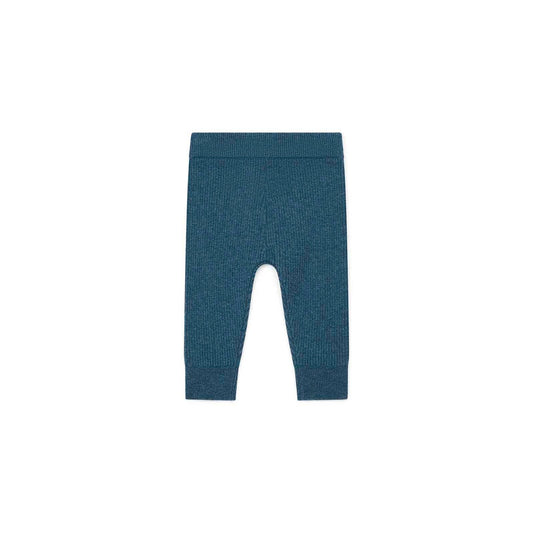 女婴蓝色羊毛打底裤