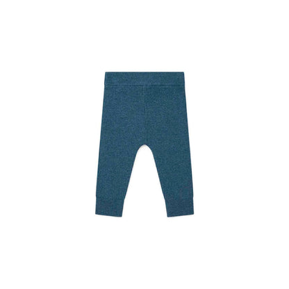 女婴蓝色羊毛打底裤