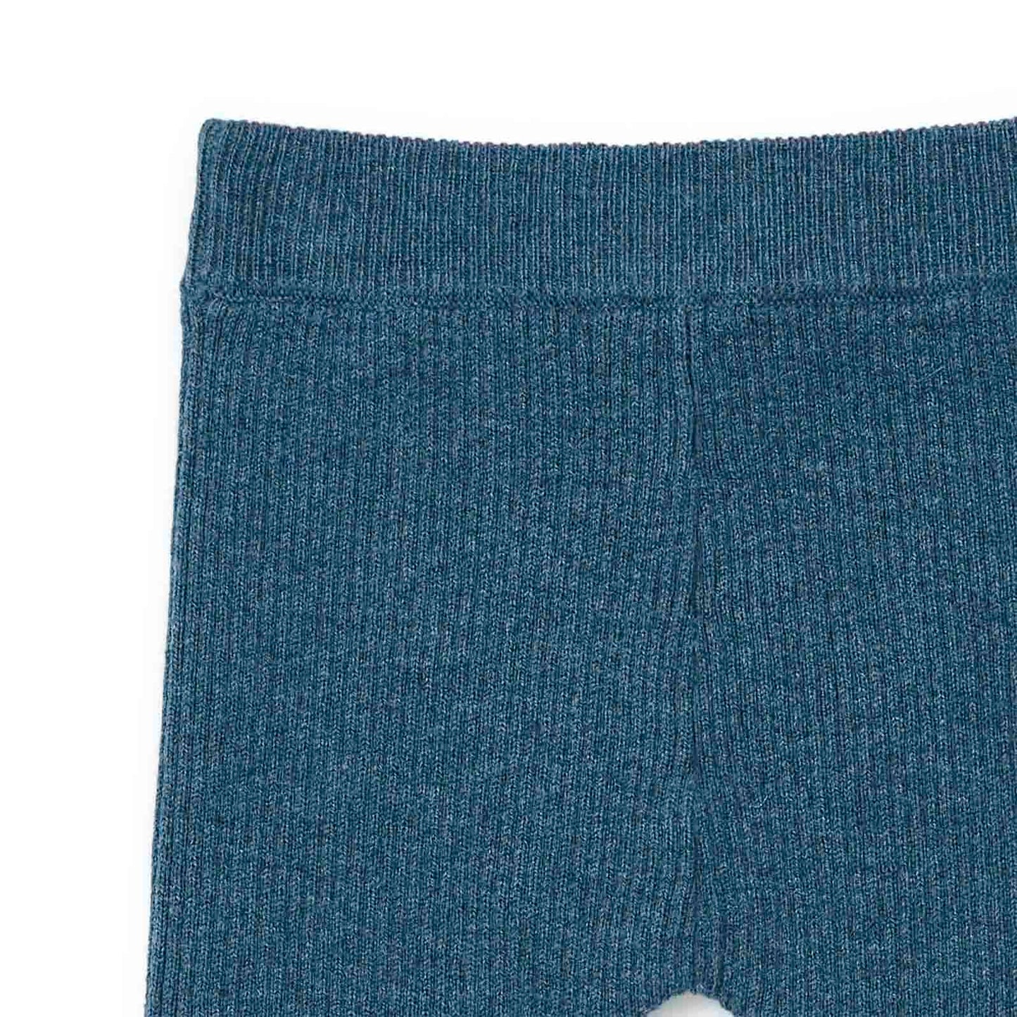 女婴蓝色羊毛打底裤