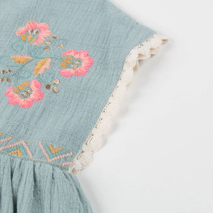 Girls Blue "Oleste" Dress