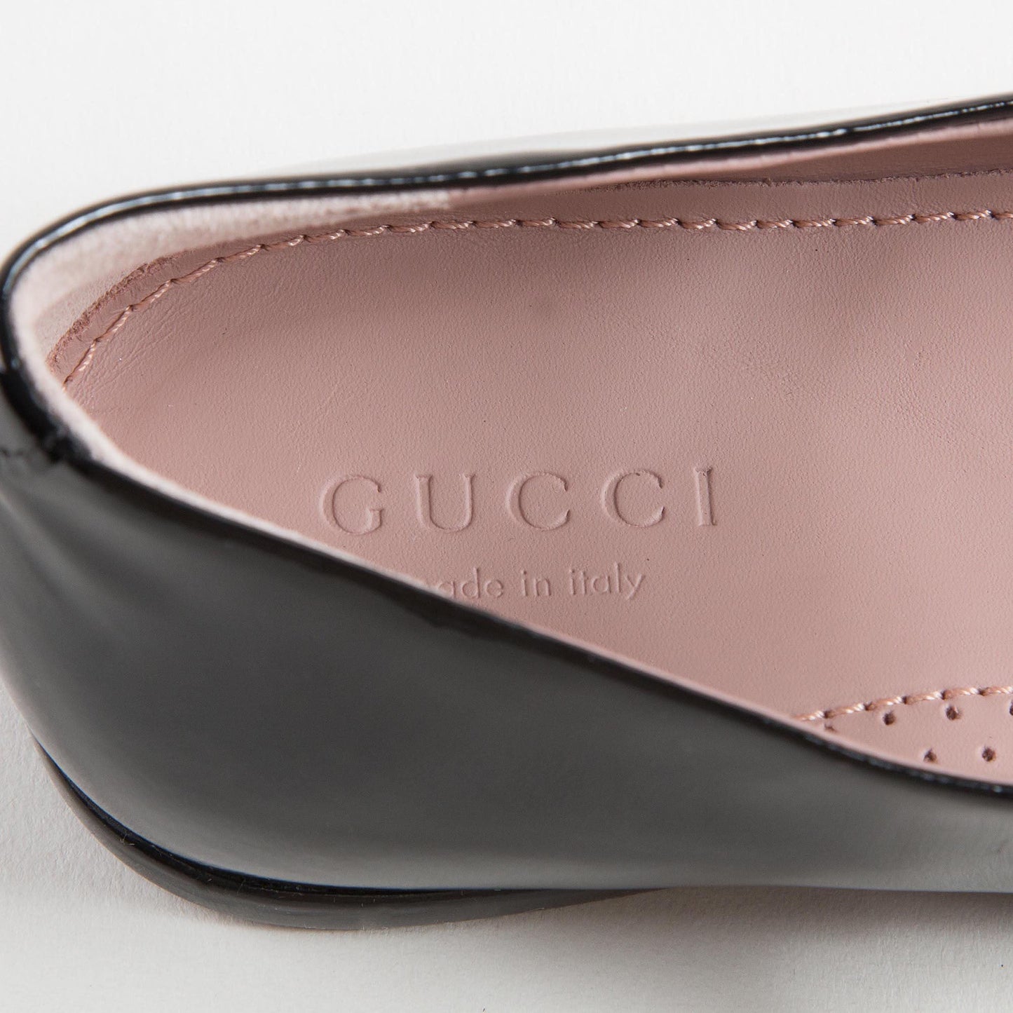 Girls Black Patent Leather Shoes With Horsebit