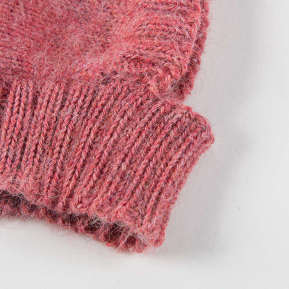 Baby Pink Bunny Alpaca Wool Animal Hat