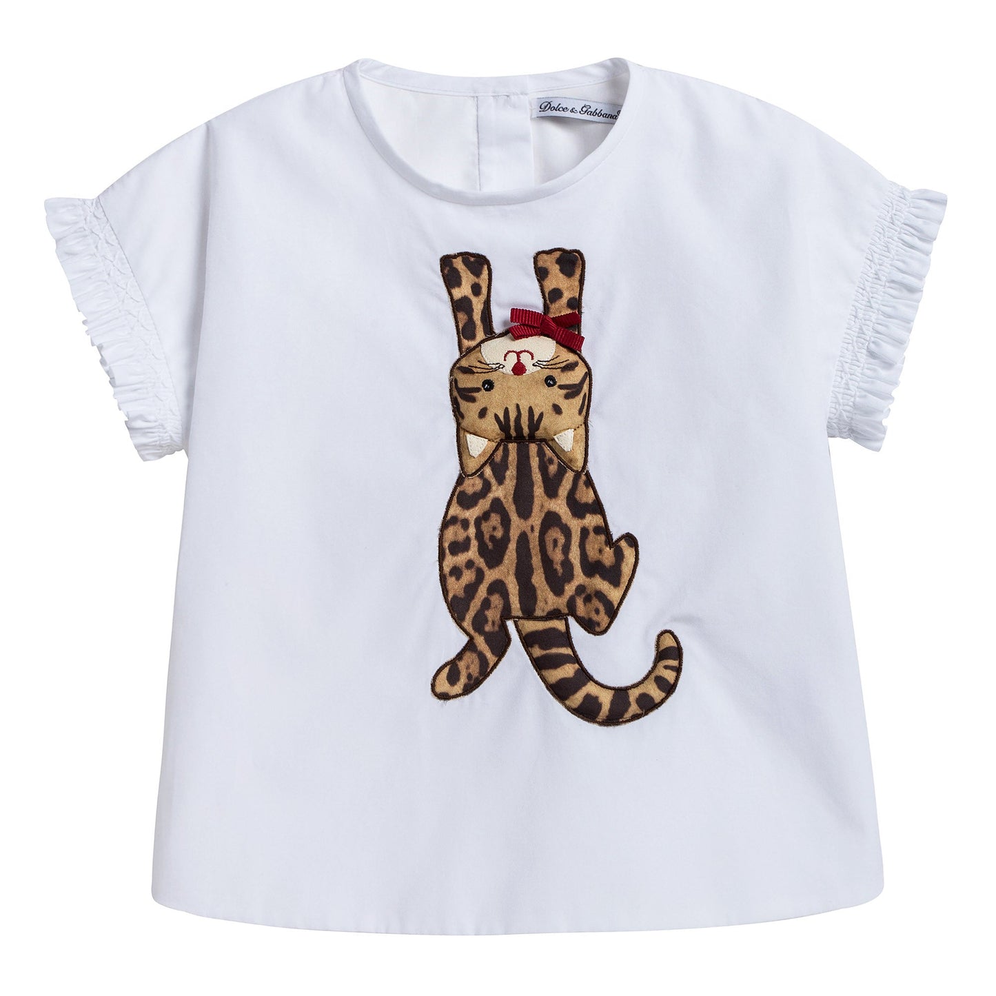 Girls Leopard Print Zambia Top & Shorts Set