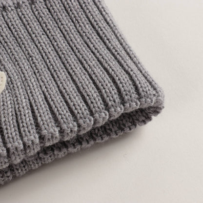 Boys Grey Wool Hat