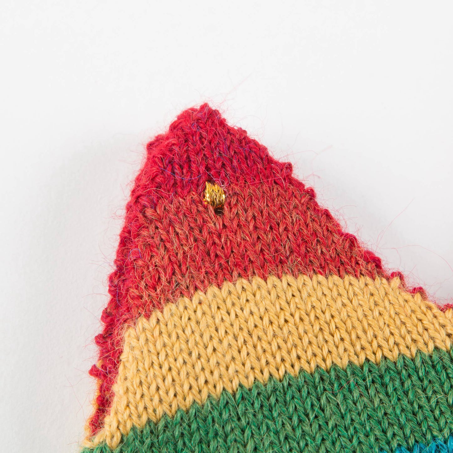 Baby Multicolor Stripes Alpaca Wool Crown