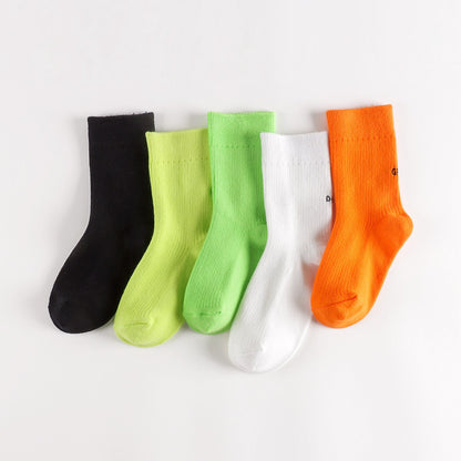 儿童彩色短袜（5双）
