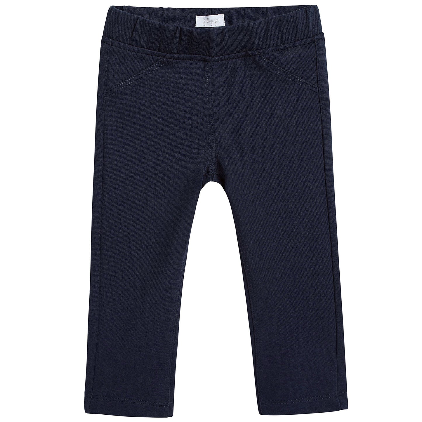 Girls Navy Blue jersey Trousers