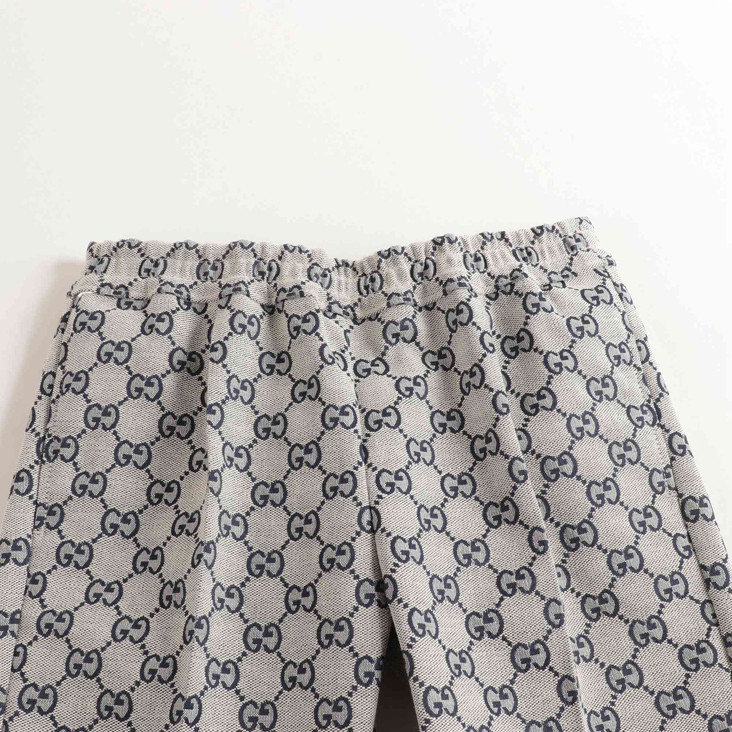 Boys Beige GG Cotton Trousers