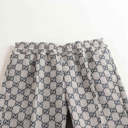 Boys Beige GG Cotton Trousers