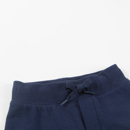 Boys Navy Blue Cotton  Tracksuit Trousers