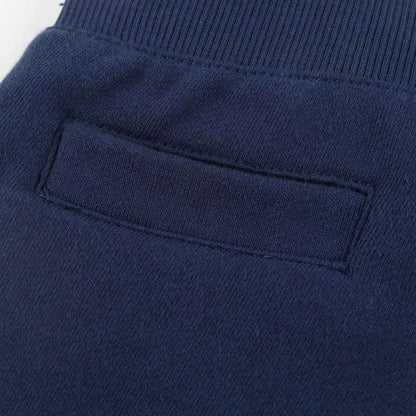 Boys Navy Blue Cotton  Tracksuit Trousers