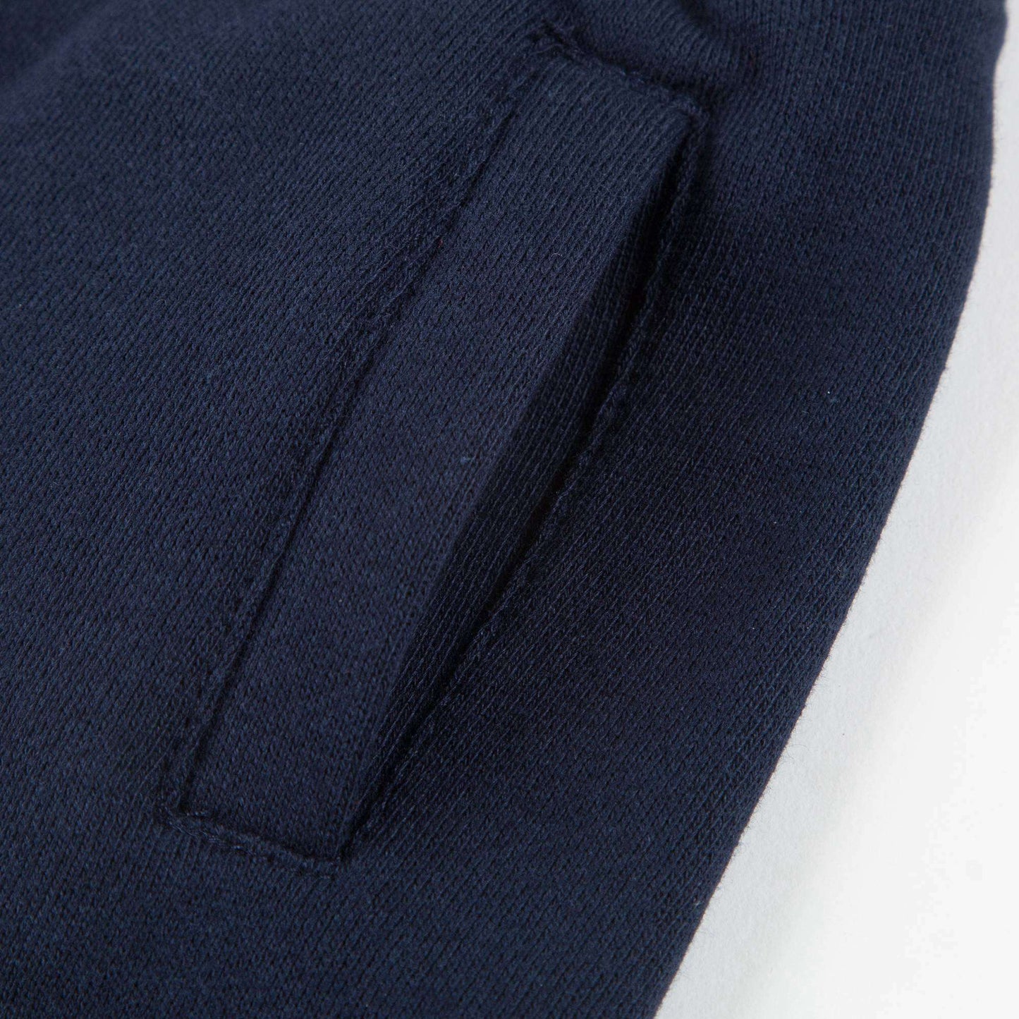 Girls Dark Blue Cotton  Tracksuit Trousers