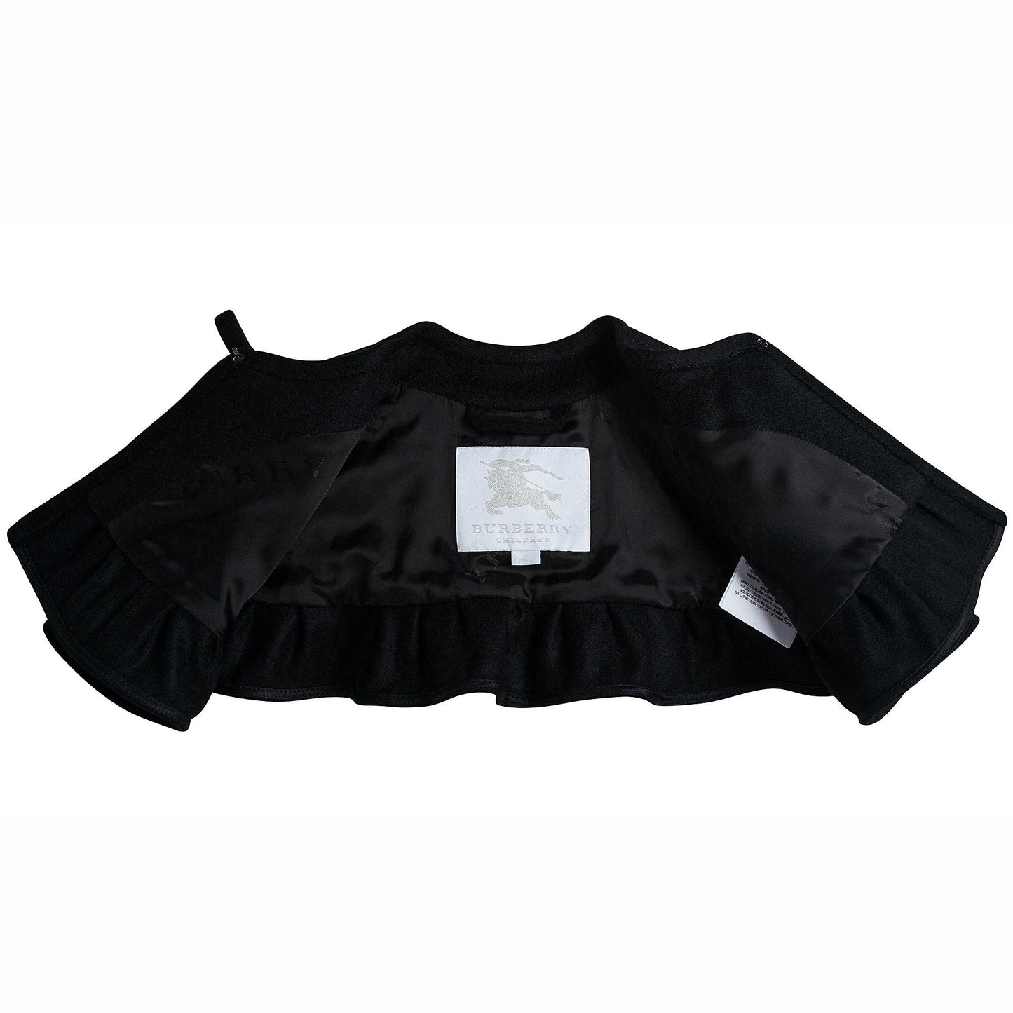 Girls Black Loutus Leaf  Shawls