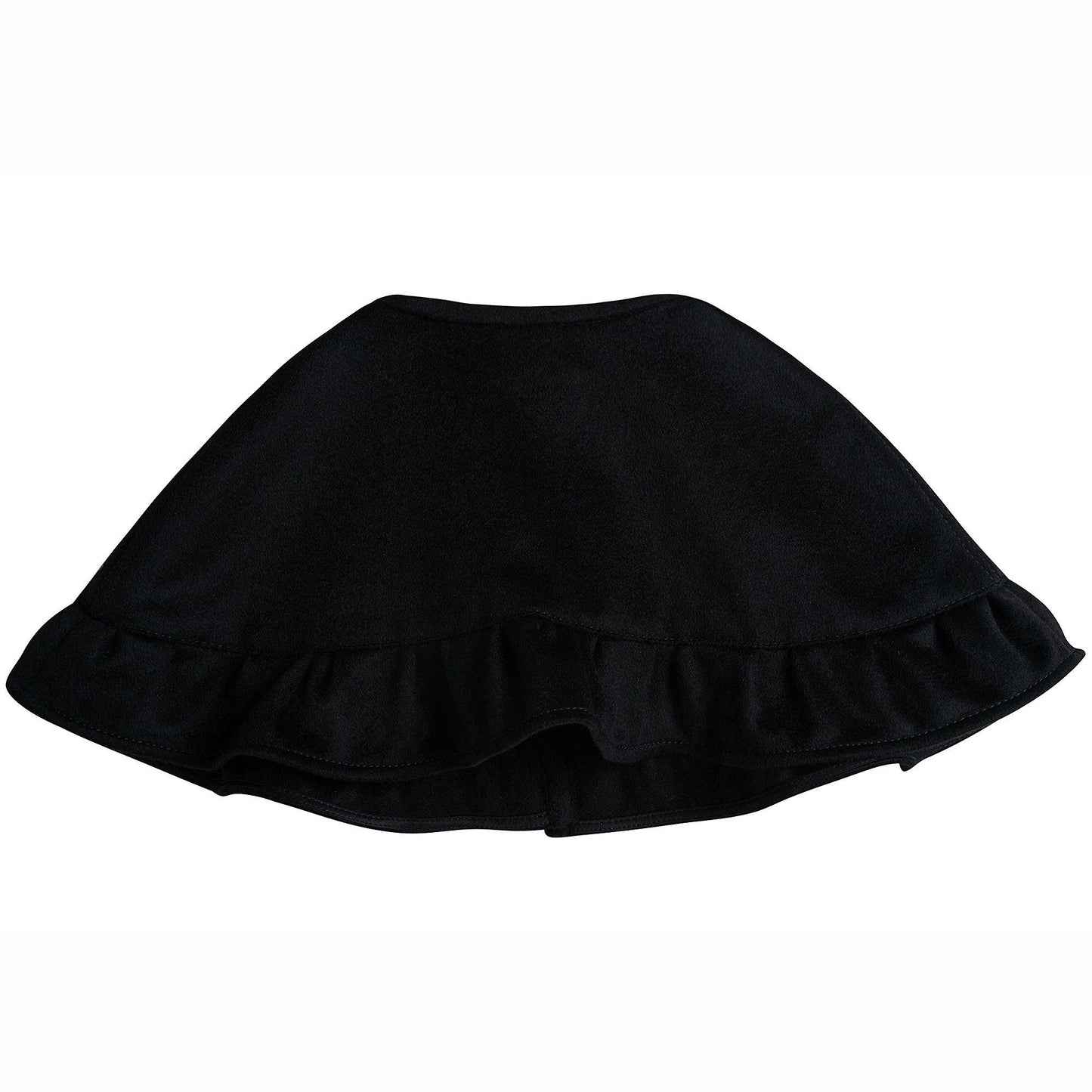 Girls Black Loutus Leaf  Shawls
