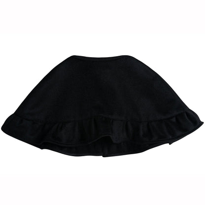 Girls Black Loutus Leaf  Shawls