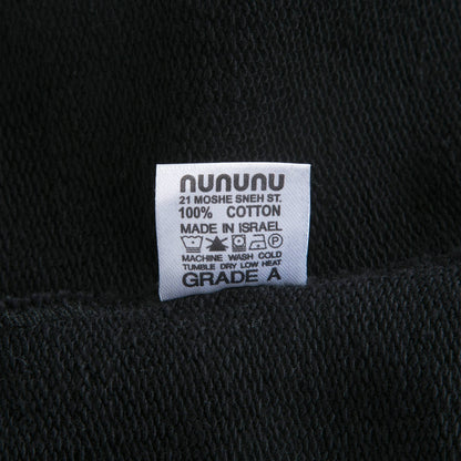 Boys Black Part Striped Cotton Sweatshirt