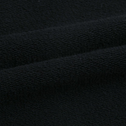 Boys Black Part Striped Cotton Sweatshirt