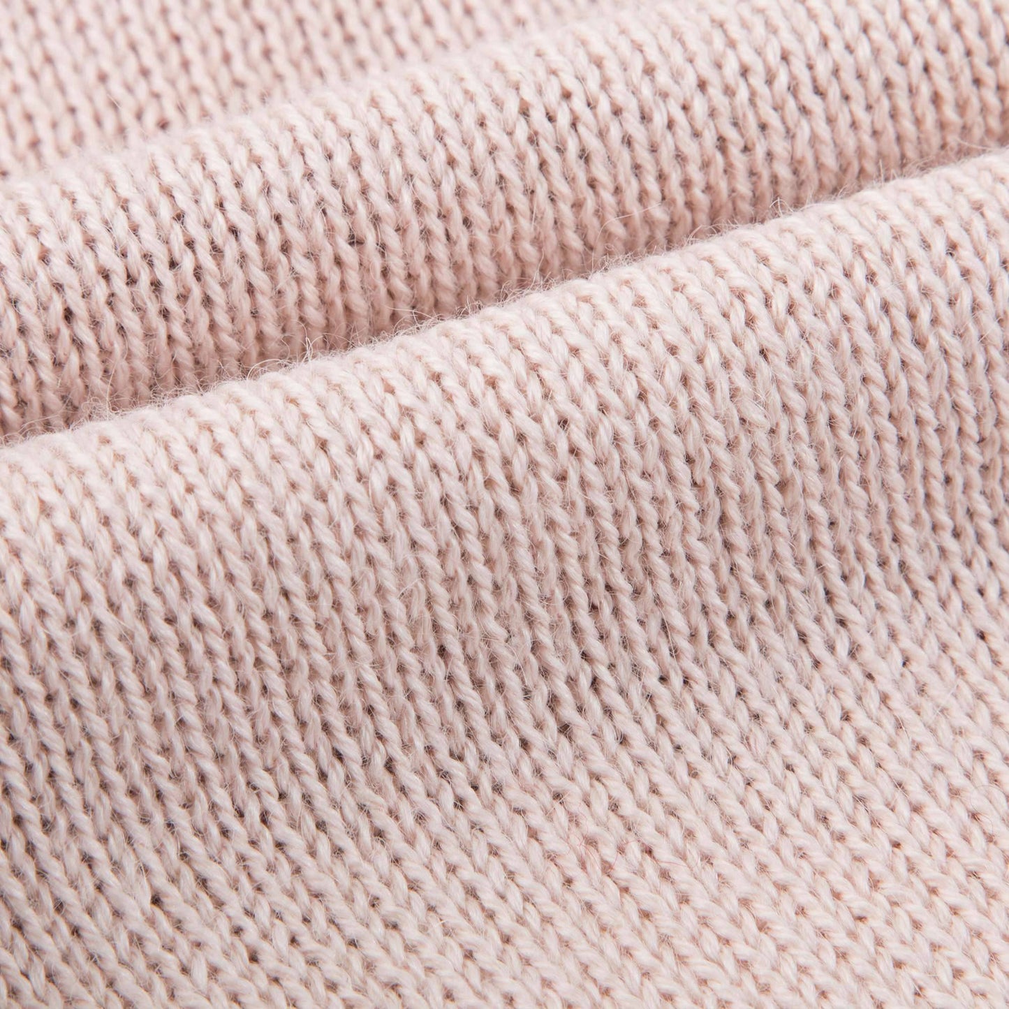 Baby Light Pink Alpaga Wool Poodle Sweater