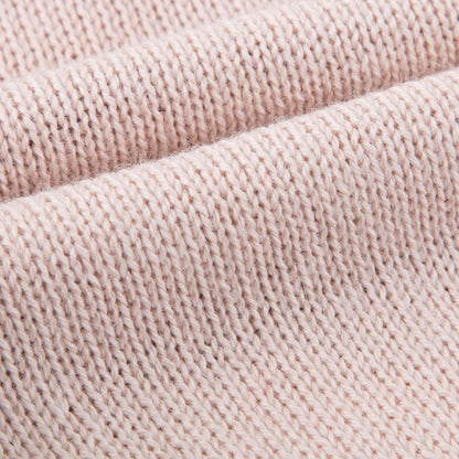 Baby Light Pink Alpaga Wool Poodle Sweater