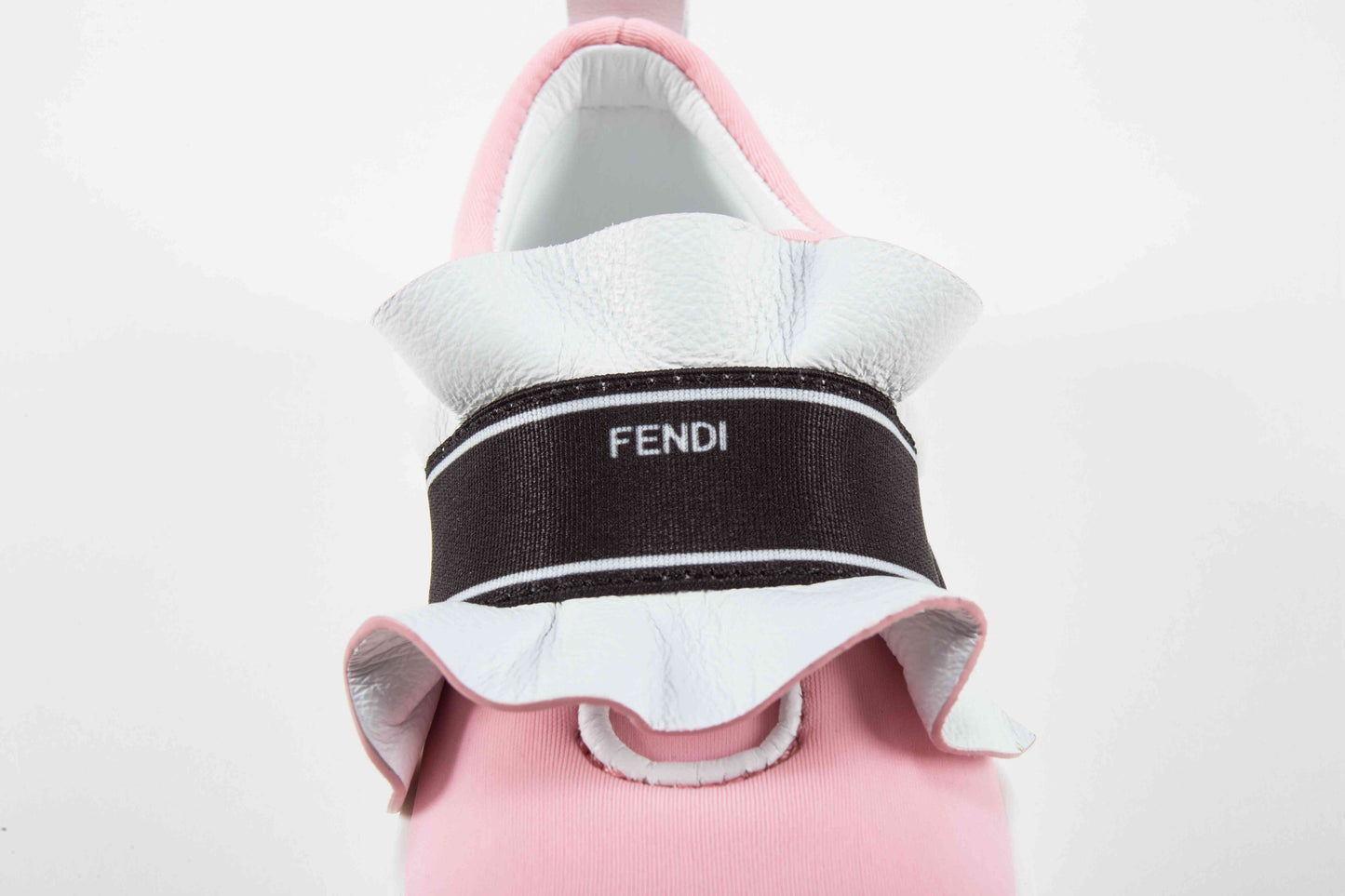 Girls Rosa & Black Logo Shoes