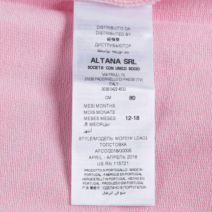 Baby Girls Rose Cotton Sweatshirt