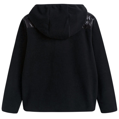 Boys & Girls Black Zip-up Jacket