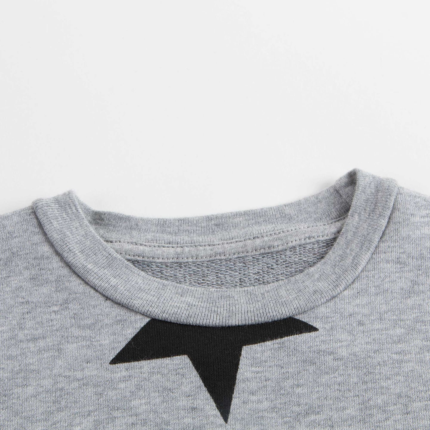 Girls Heather Grey Cotton Dress