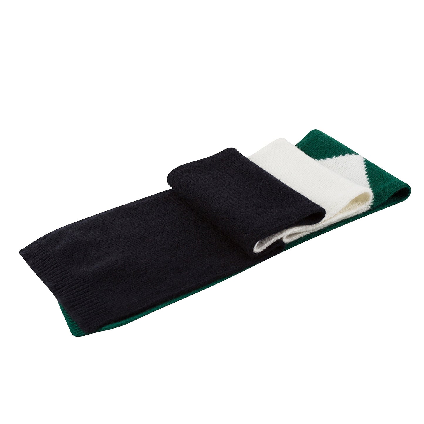 Girls Green Wool Scarf