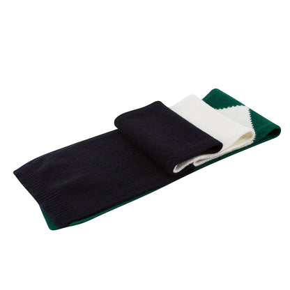 Girls Green Wool Scarf