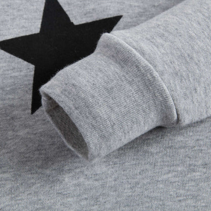 Girls Heather Grey Cotton Dress