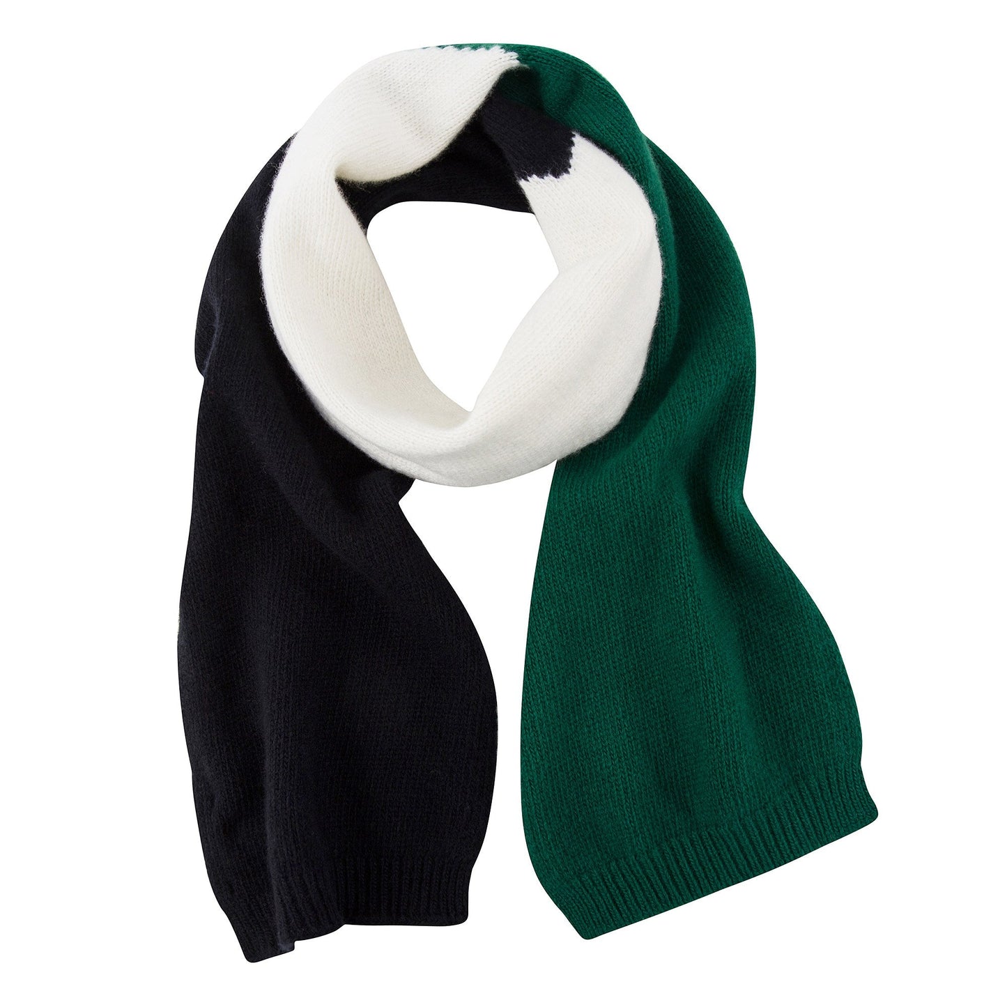 Girls Green Wool Scarf
