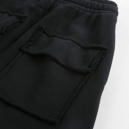 Baby Boys Black Skull Cotton Trousers