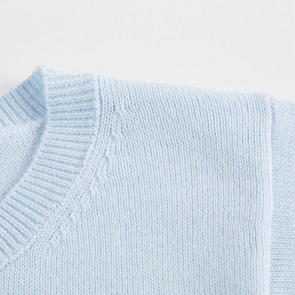 Boys Sky Blue Cotton Sweat
