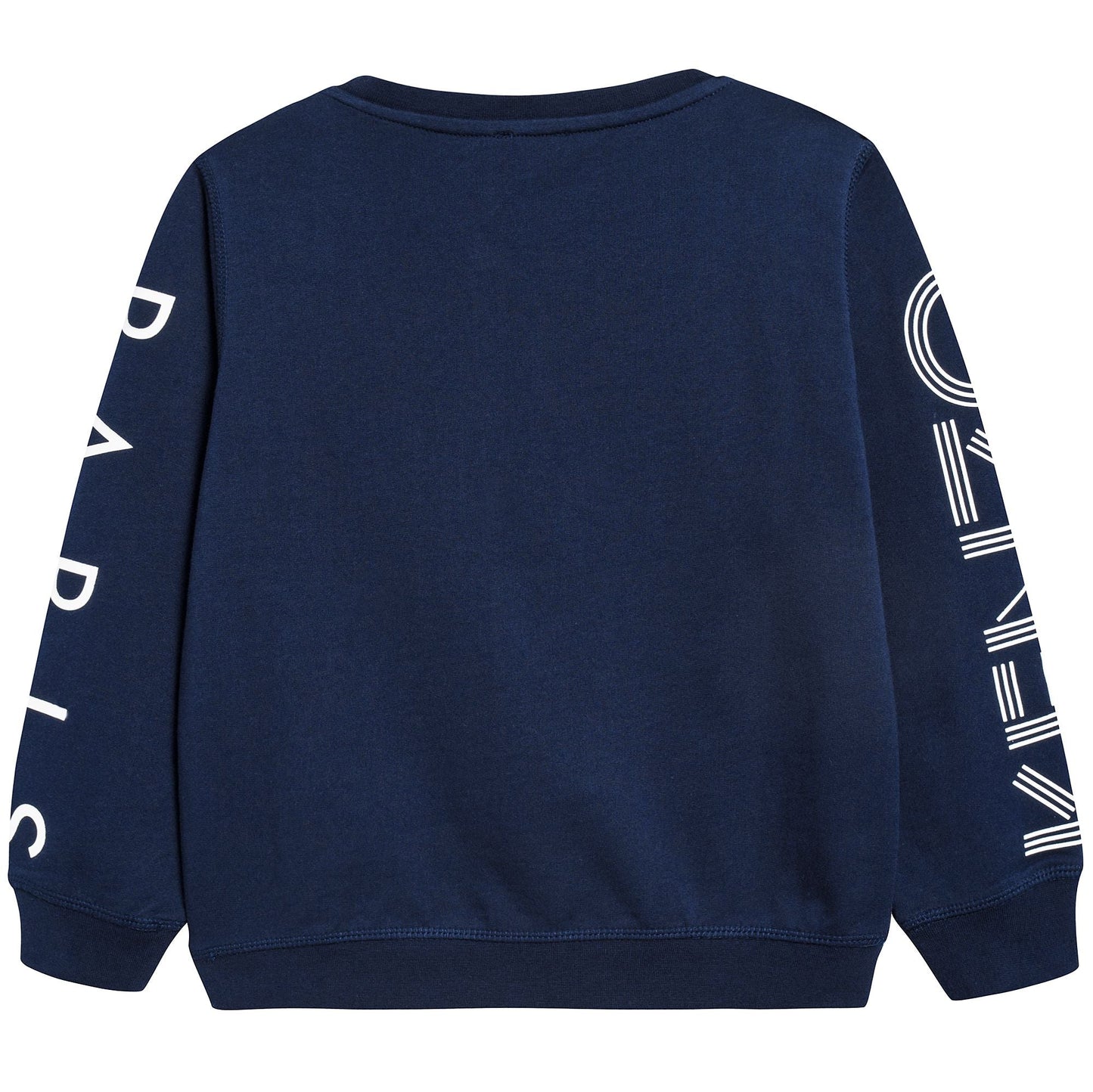 Boys Navy Logo Cotton Sweater