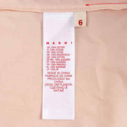 Girls Cream Pink Cotton Shirt