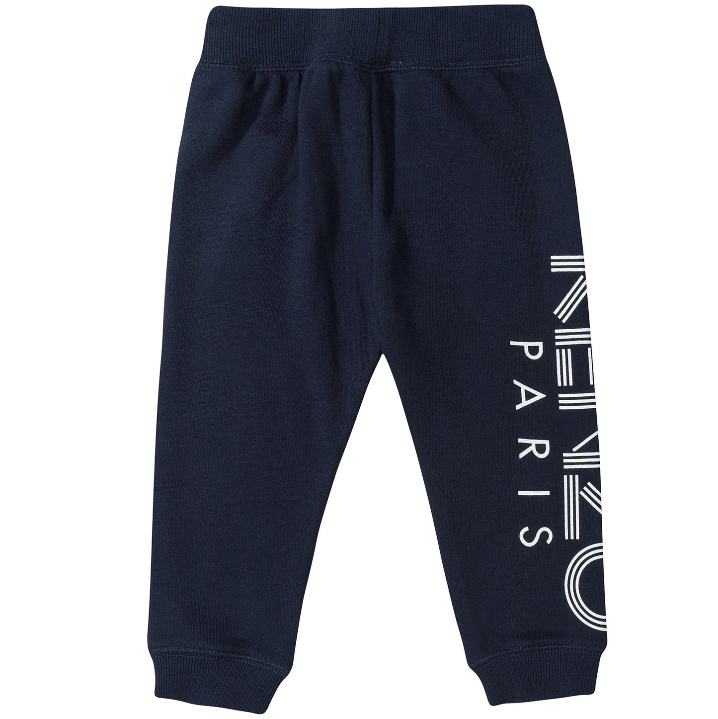 Girls Dark Blue Cotton  Tracksuit Trousers
