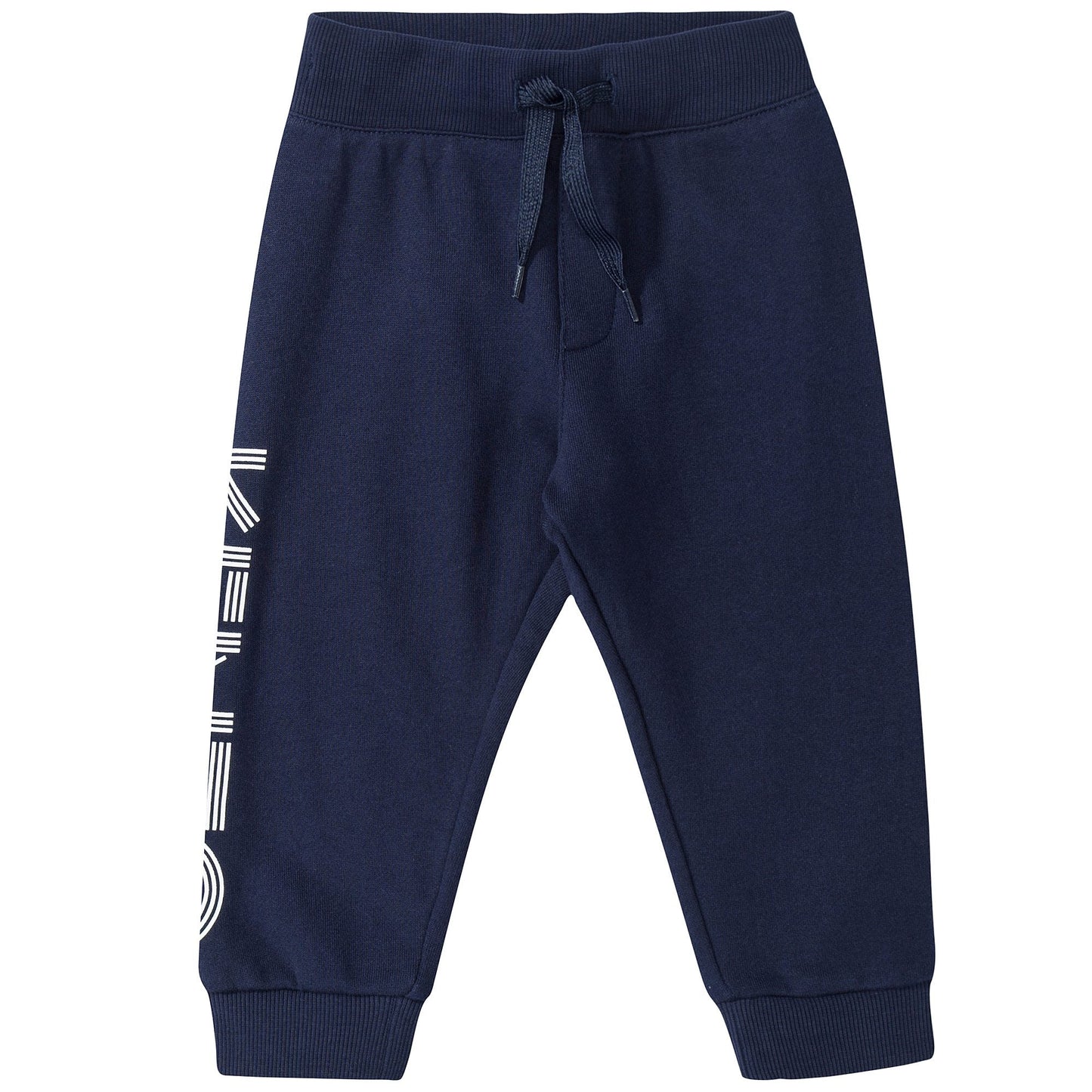 Boys Navy Blue Cotton  Tracksuit Trousers