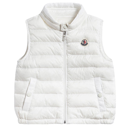 Baby Girls White "New_Amaury " Gilet