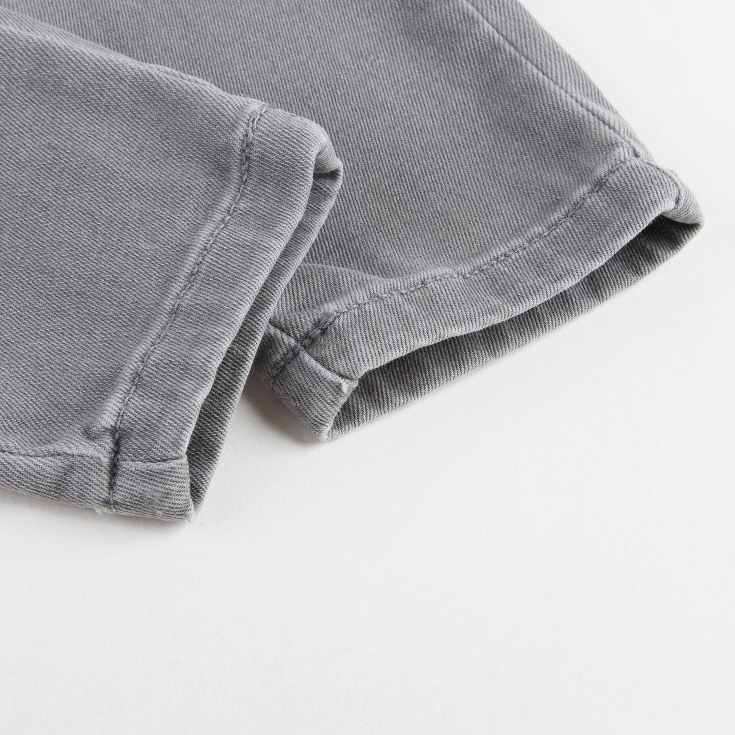 Girls Grey Braided Jeans