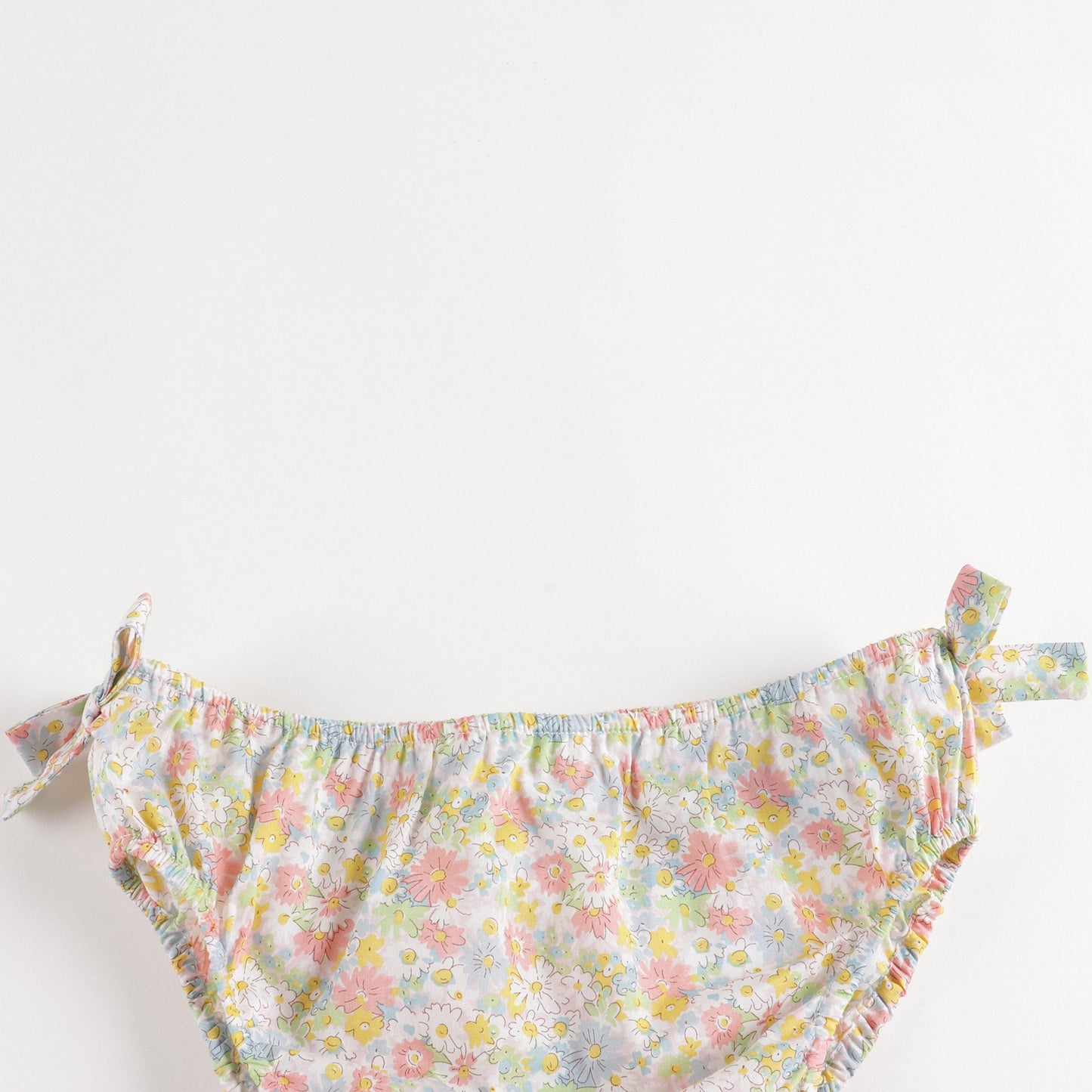 女婴粉色碎花泳装