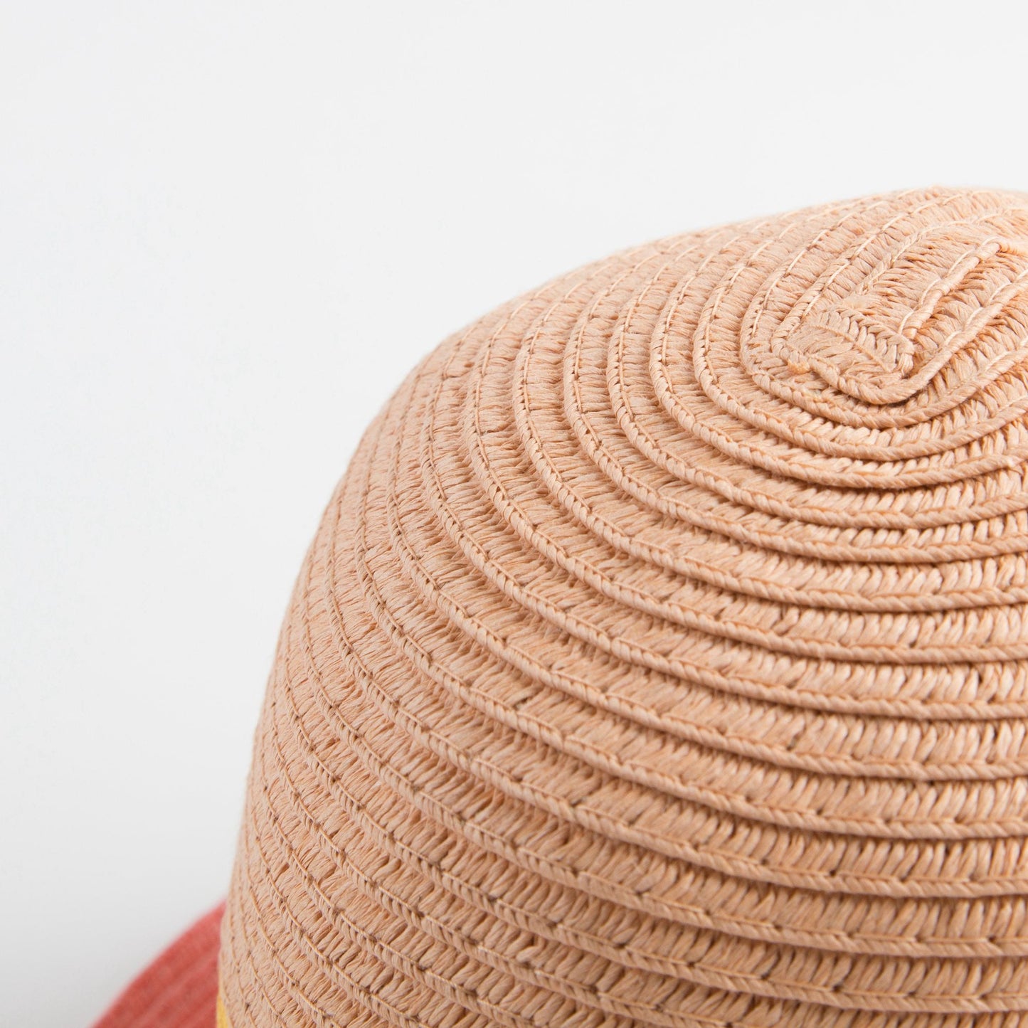 Girls Pink Straw Hat