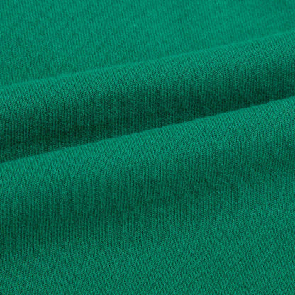 Boys&girls Green Embroidered Cotton Coat