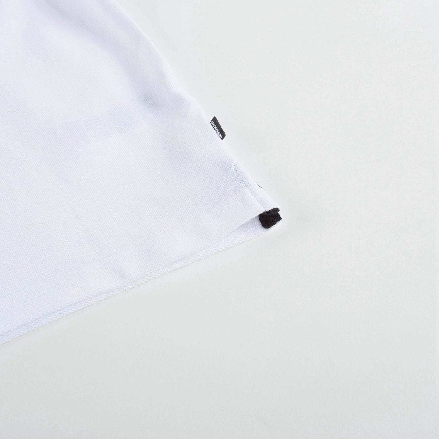 Boys White Viscose  Polo Shirt