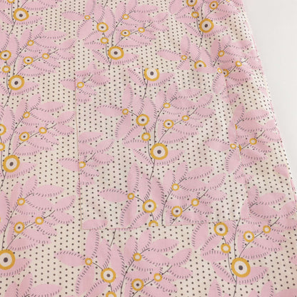Girls Pink Flower Cotton Dress