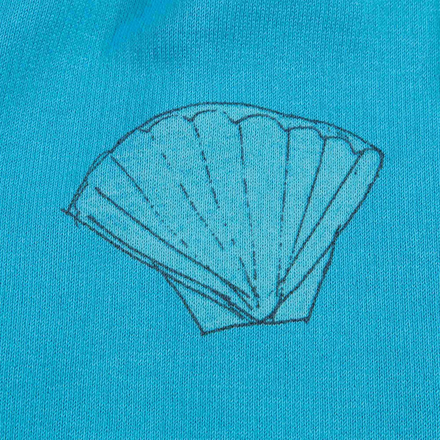 Girls & Boys Blue Shells Cotton Trousers