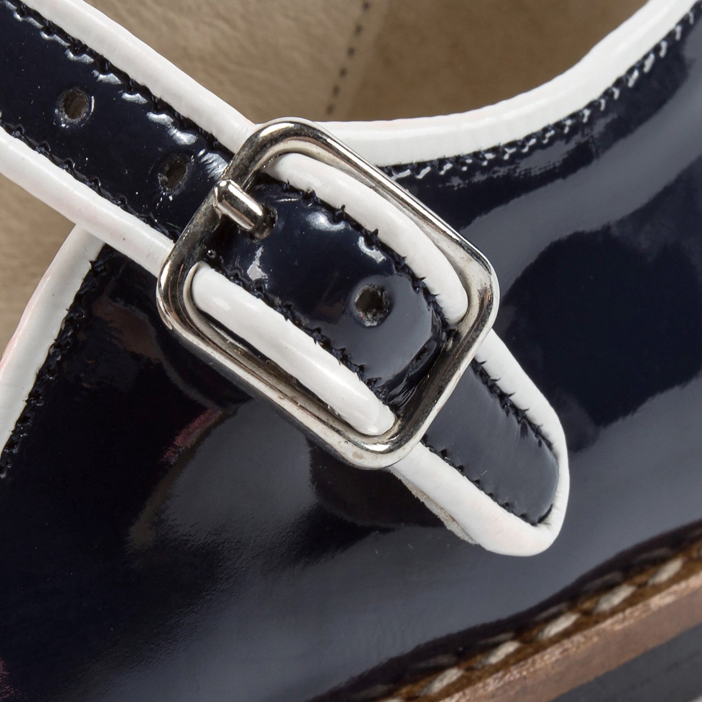 Girls Black Cuir Shoes