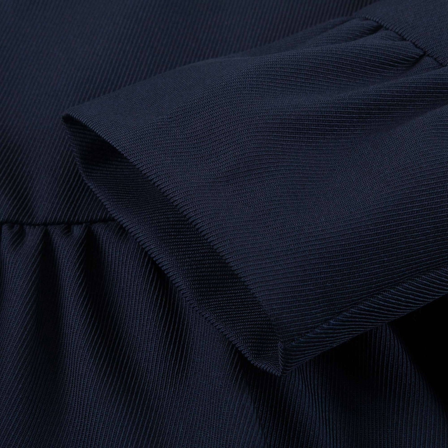 Girls Blue Tiered Wool Dress